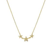 Load image into Gallery viewer, Pavé Dancing Starfish Necklace