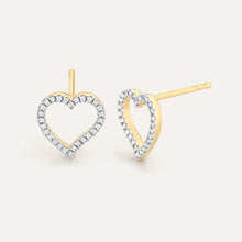 Load image into Gallery viewer, Take Heart Stud Earrings