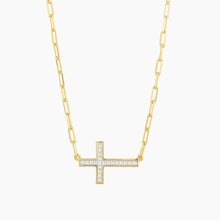 Load image into Gallery viewer, Keep The Faith! Cross Pendant Necklace