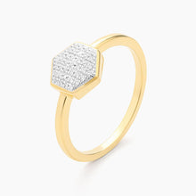 Load image into Gallery viewer, Shimmering Hexa Statement Ring