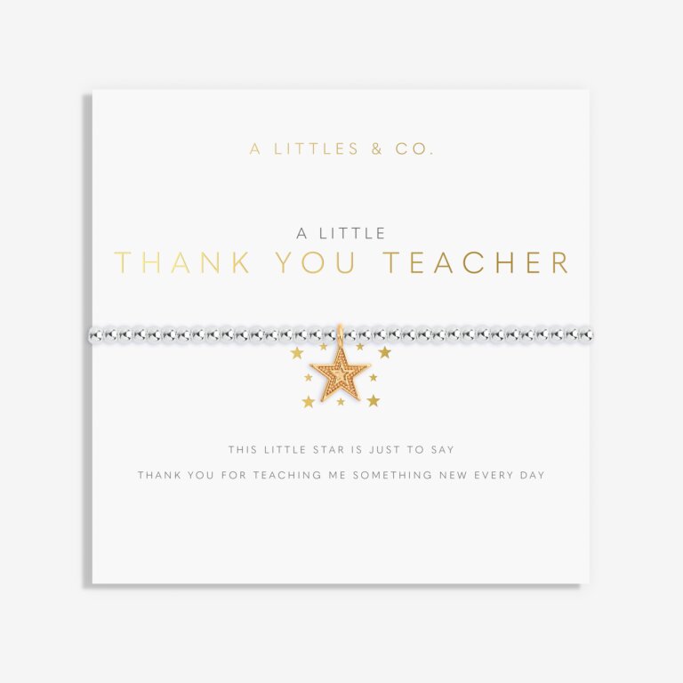 A Little 'Thank You Teacher' Bracelet