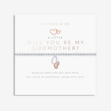 Load image into Gallery viewer, A Little &#39;Will You Be My Godmother&#39; Bracelet