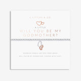 A Little 'Will You Be My Godmother' Bracelet