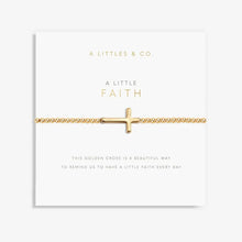 Load image into Gallery viewer, A Little &#39;Faith&#39; Bracelet in Gold-Tone Plating