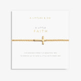 A Little 'Faith' Bracelet in Gold-Tone Plating