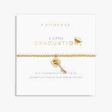 Load image into Gallery viewer, Gold A Little &#39;Graduation&#39; Bracelet - Gold