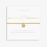 Gold A Little 'Wonderful Grandma' Bracelet