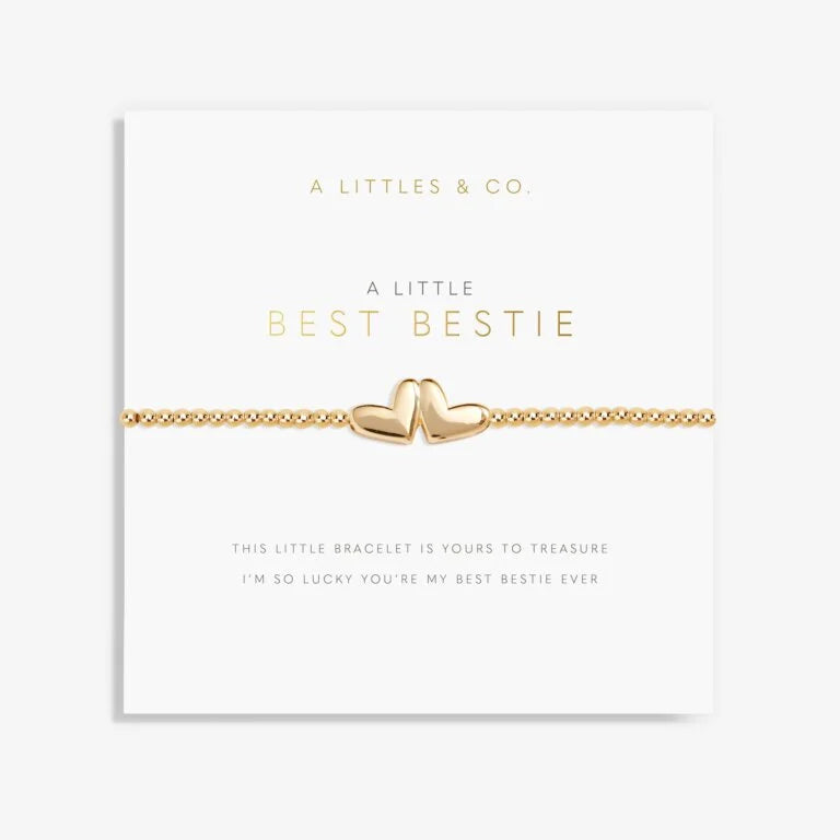 A Little 'Best Bestie' Bracelet in Gold-Tone Plating