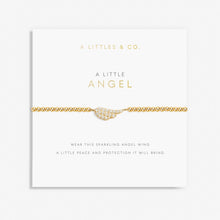 Load image into Gallery viewer, A Little &#39;Angel&#39; Bracelet in Gold-Tone Plating