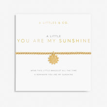 Load image into Gallery viewer, A Little &#39;You Are My Sunshine&#39; Bracelet in Gold-Tone Plating