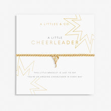 Load image into Gallery viewer, A Little &#39;Cheerleader&#39; Bracelet in Gold-Tone Plating