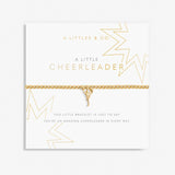 A Little 'Cheerleader' Bracelet in Gold-Tone Plating