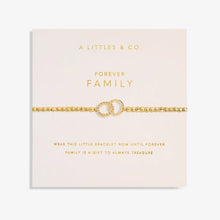 Load image into Gallery viewer, Forever Yours &#39;Forever Family&#39; Bracelet in Gold-Tone Plating