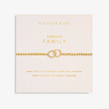 Forever Yours 'Forever Family' Bracelet in Gold-Tone Plating