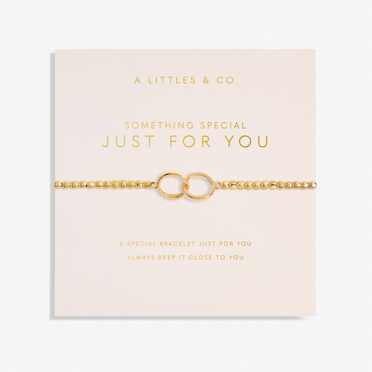 Forever Yours 'Something Special Just For You' Bracelet in Gold-Tone Plating