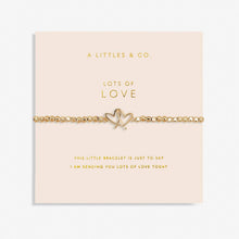 Load image into Gallery viewer, Forever Yours &#39;Lots Of Love&#39; Bracelet in Gold-Tone Plating