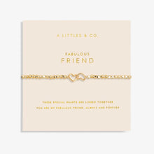 Load image into Gallery viewer, Forever Yours &#39;Fabulous Friend&#39; Bracelet in Gold-Tone Plating