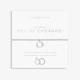 A Little 'You're Engaged' Bracelet In Silver Plating