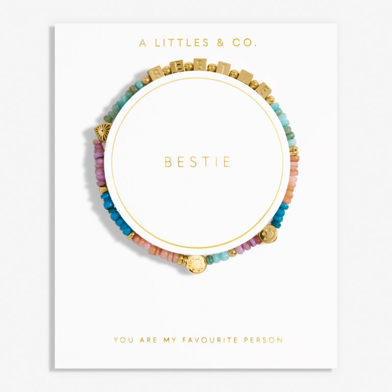 Happy Little Moments 'Bestie' Bracelet In Gold-Tone Plating