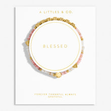 Load image into Gallery viewer, Happy Little Moments &#39;Blessed&#39; Bracelet In Gold-Tone Plating
