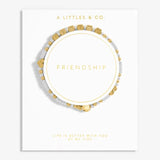 Happy Little Moments 'Friend' Bracelet In Gold-Tone Plating
