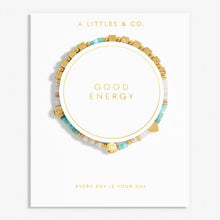 Load image into Gallery viewer, Happy Little Moments &#39;Good Energy&#39; Bracelet In Gold-Tone Plating