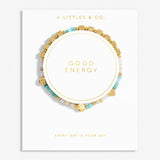 Happy Little Moments 'Good Energy' Bracelet In Gold-Tone Plating