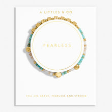 Load image into Gallery viewer, Happy Little Moments &#39;Fearless&#39; Bracelet In Gold-Tone Plating