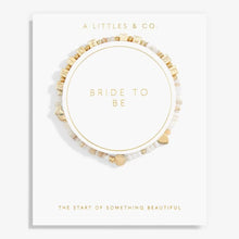 Load image into Gallery viewer, Bridal Happy Little Moments &#39;Bride To Be&#39; Bracelet In Gold-Tone Plating