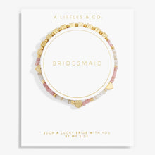 Load image into Gallery viewer, Bridal Happy Little Moments &#39;Bridesmaid&#39; Bracelet In Gold-Tone Plating