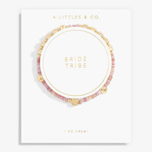 Load image into Gallery viewer, Bridal Happy Little Moments &#39;Bride Tribe&#39; Bracelet In Gold-Tone Plating
