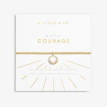 Load image into Gallery viewer, A Little &#39;Courage&#39; Bracelet In Gold-Tone Plating