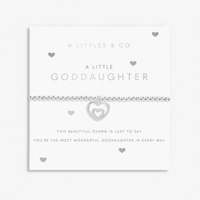 Load image into Gallery viewer, A Little &#39;Goddaughter&#39; Bracelet in Silver Plating