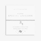 A Little 'special Unicorn' Bracelet in Silver Plating