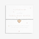A Little 'Fabulous Niece' Bracelet In Silver Plating And Rose Gold-Tone Plating