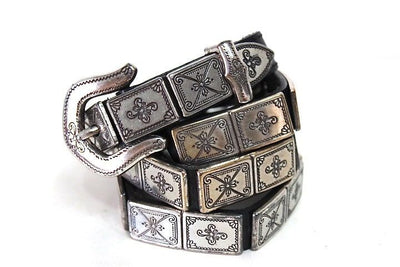 Silver Concho Squares Belt