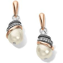 Load image into Gallery viewer, Neptunes Rings Pearl French Wire Earrings