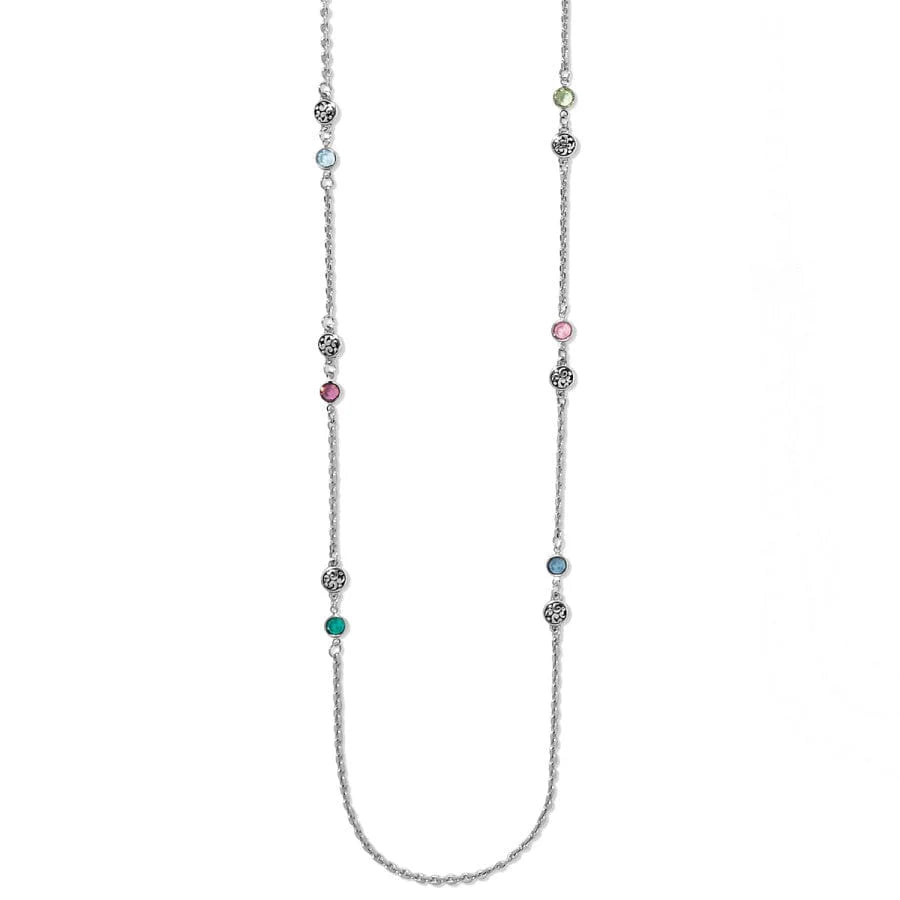 Elora Gems Drop Long Necklace