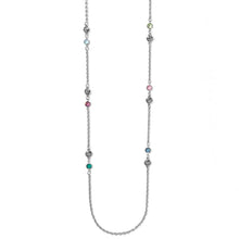 Load image into Gallery viewer, Elora Gems Drop Long Necklace