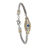 Evil Eye Blue Single Strand Bracelet