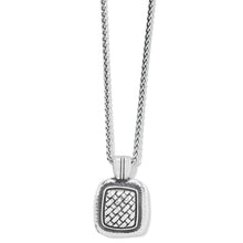 Load image into Gallery viewer, Ferrara Artisan Square Pendant Necklace