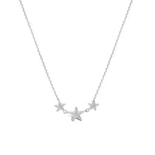 Load image into Gallery viewer, Pavé Dancing Starfish Necklace