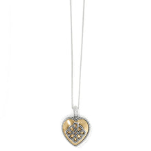 Load image into Gallery viewer, Interlok Noir Reversible Heart Necklace