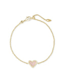 Ari Heart Delicate Chain Bracelet