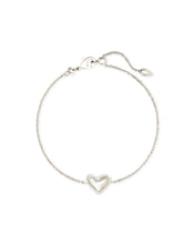 Load image into Gallery viewer, Ari Heart Delicate Chain Bracelet