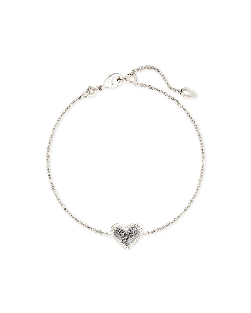 Ari Heart Delicate Chain Bracelet