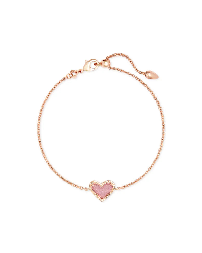 Ari Heart Delicate Chain Bracelet