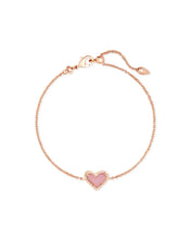 Load image into Gallery viewer, Ari Heart Delicate Chain Bracelet