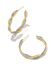 Load image into Gallery viewer, Hayden Hoop Earrings In Mixed Metal