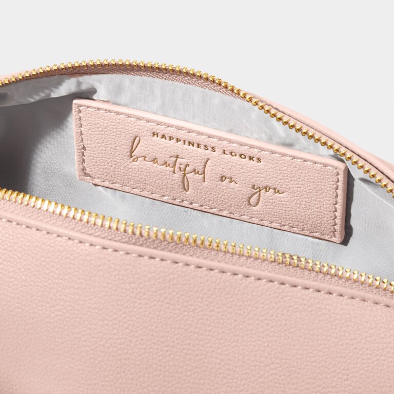 Secret Message Wash Bag 'Happiness Looks Beautiful On You'